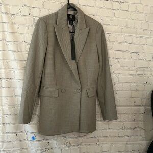 NWT Houndtooth House of Harlow 1960 Blazer SZ XS
